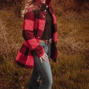 Maurice’s Flannel Jacket Size M